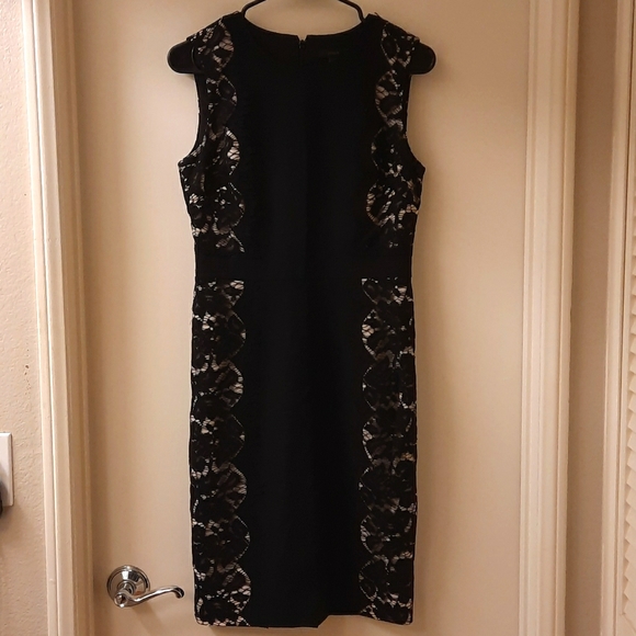 J. Crew Lace Panel Sheath Dress - Picture 6 of 12
